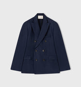 Retori Double Breasted Peak Lapel Blazer Navy - Ready To Wear - Luxury Coats & Jackets for Men