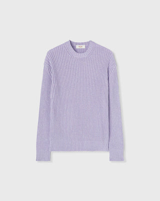 Retori Ribbed Crewneck Iris - Knitwear - Luxury Sweaters for Men and Women
