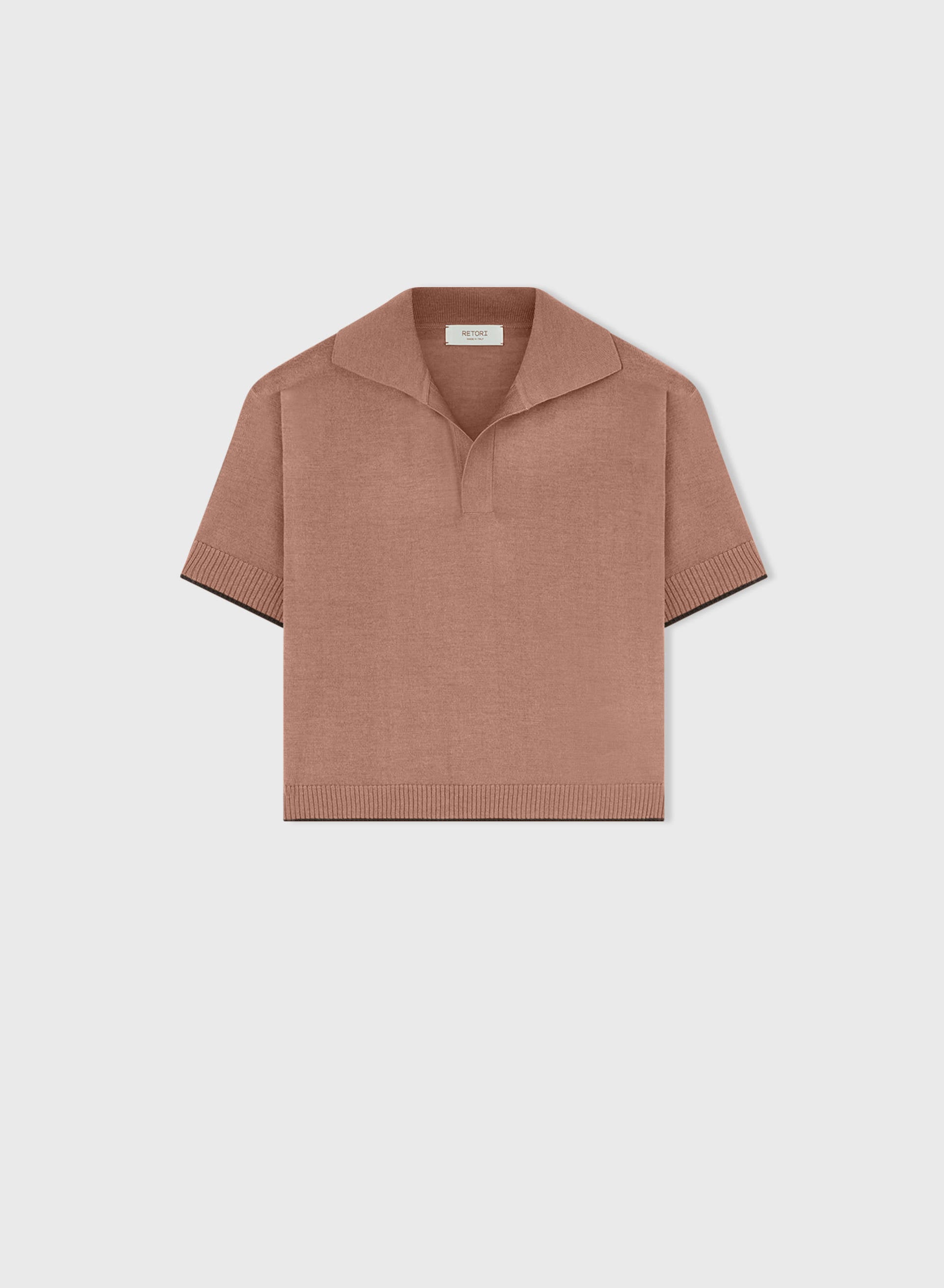 RELAXED POLO MAUVE