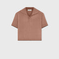 Retori Relaxed Polo Mauve - Ready To Wear - Luxury Polos for Women