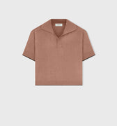 Retori Relaxed Polo Mauve - Ready To Wear - Luxury Polos for Women