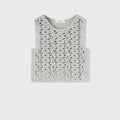 Retori Iconic Knot Cropped Top Silver - Ready To Wear - Luxury Crop Tops for Women