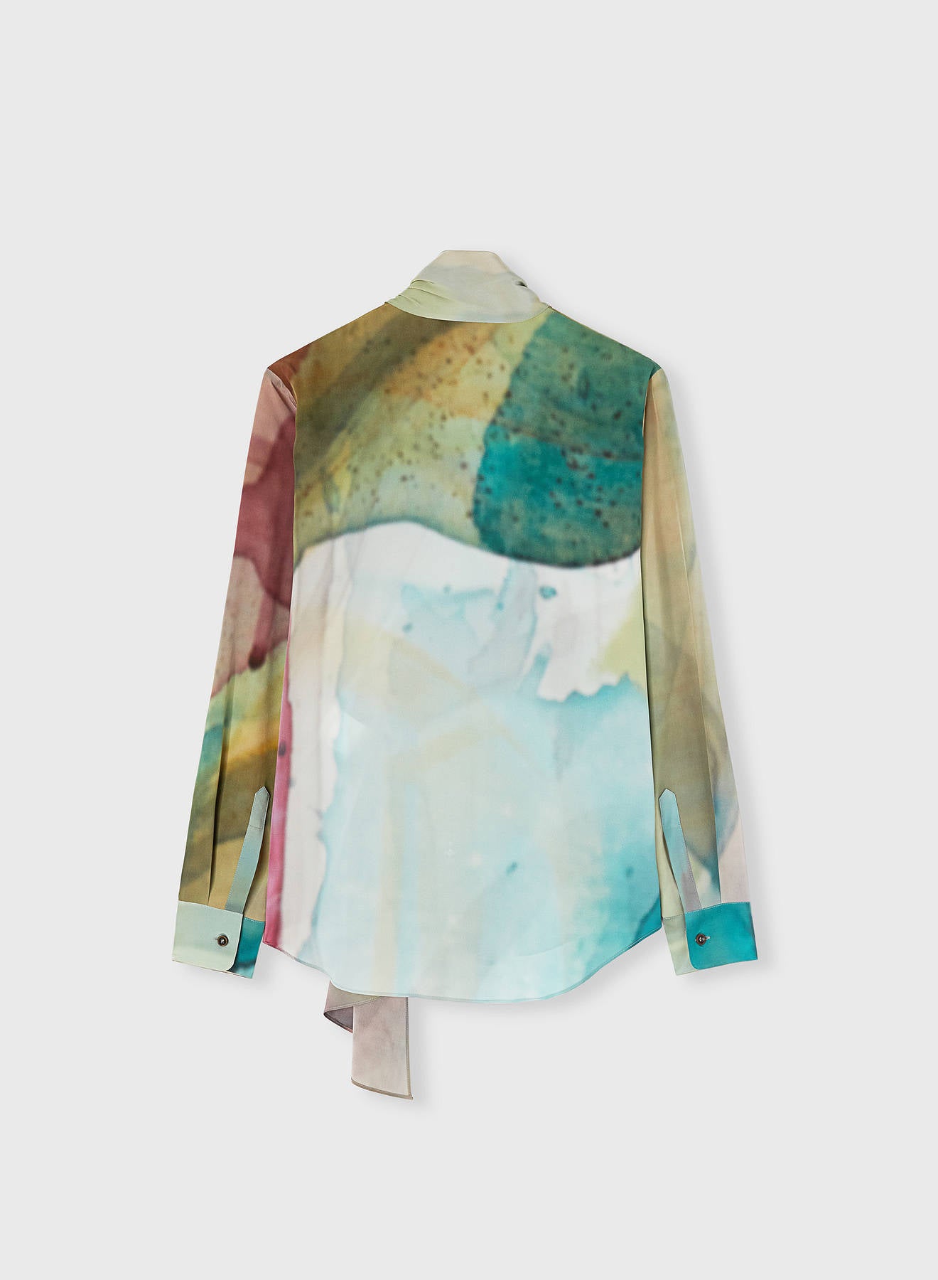 Retori Scarf Shirt Multicolor - Ready To Wear - Luxury Shirts for Women - Back