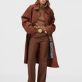 Retori Packable Trench Clay - Ready To Wear - Luxury Trench Coats for Men and Women - Full Model Woman
