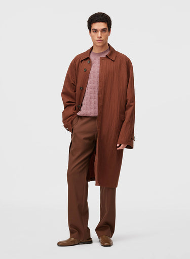 Retori Window Crewneck Rose - Knitwear - Luxury Sweaters for Men - Full Model