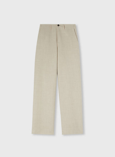 Retori Double Pants Ivory And Natural - Ready To Wear - Luxury Trousers for Women