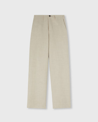 Retori Double Pants Ivory And Natural - Ready To Wear - Luxury Trousers for Women