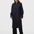 Retori Packable Trench Dark Blue - Ready To Wear - Luxury Trench Coats for Men and Women - Front Woman