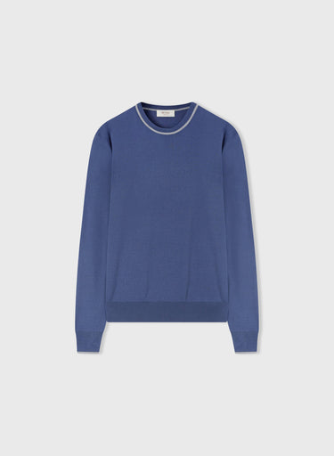 Retori Ultimate Crewneck Avio And Grey - Ready To Wear - Luxury Sweaters for Men