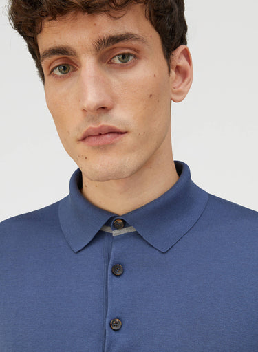 Retori Ultimate Polo Avio And Grey - Ready To Wear - Luxury Polos for Men