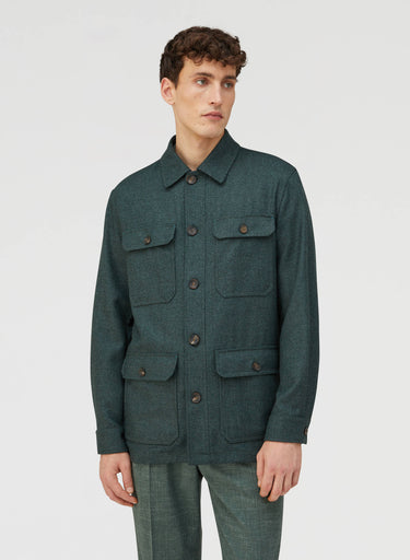 Retori Saharienne Jacket Green - Ready To Wear - Luxury Coats & Jackets for Men