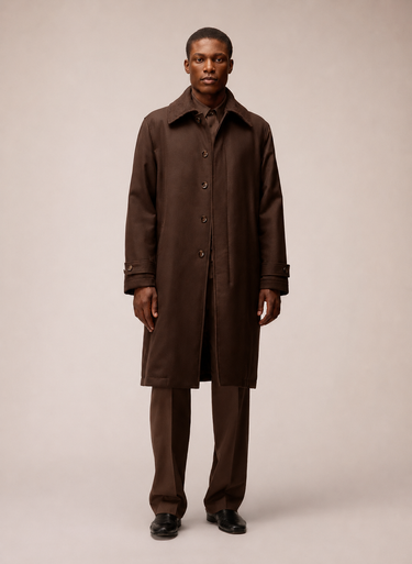 CAPPOTTO CON COLLO IN MAGLIA STACCABILE
