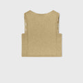 Retori Iconic Knot Cropped Top Gold - Ready To Wear - Luxury Crop Tops for Women