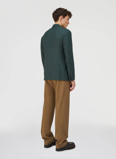 Retori Double Breasted Peak Lapel Blazer Green - Ready To Wear - Luxury Coats & Jackets for Men