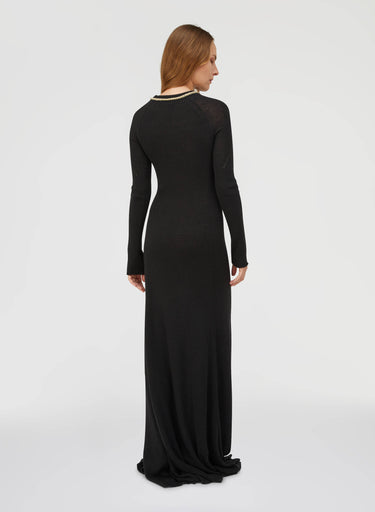 Retori Chain Dress Black - Ready To Wear - Luxury Dresses for Women - Back