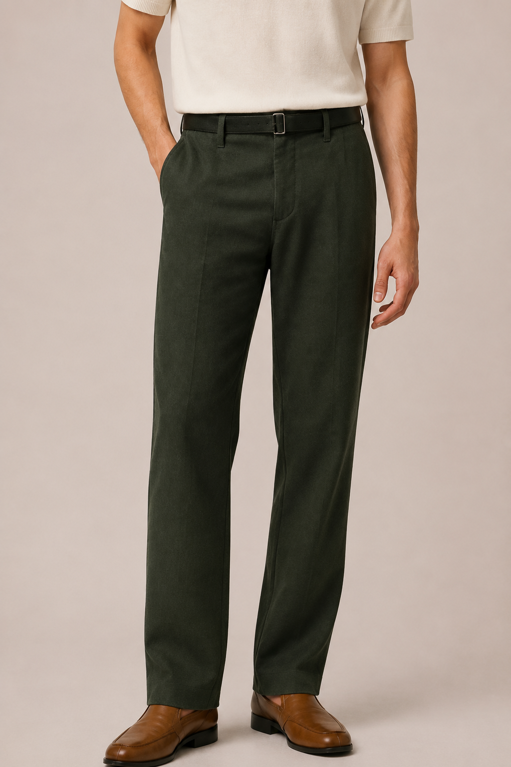 PANTALONI IN LINO MANO PESCA