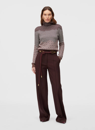 Retori Tailoring Pants Chocolate - Ready To Wear - Luxury Trousers for Women - Full Model