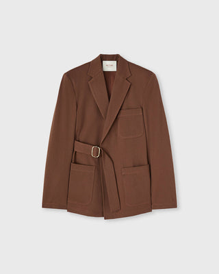 Retori Denim Belt Jacket Clay - Ready To Wear - Luxury Coats & Jackets for Women
