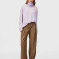 Retori Waves Turtleneck Iris - Knitwear - Luxury Sweaters for Women - Full Model