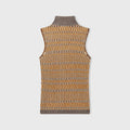 Retori Jacquard Sleeveless Turtleneck With Vanise' Details Sun - Knitwear - Luxury Sweaters for Women
