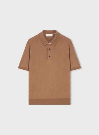 Retori Ultimate Polo Camel And Natural - Ready To Wear - Luxury Polos for Men