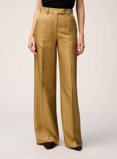 PANTALONI SARTORIALI IN SETA