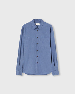 Retori Shirt With Patch Pocket Dark Navy - Ready To Wear - Luxury Shirts for Men