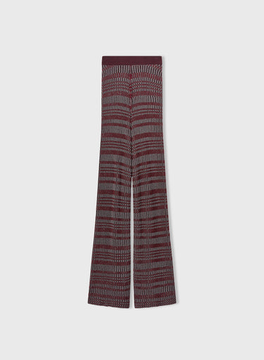 Retori Jacquard Pants With Vanise' Details Mauve - Knitwear - Luxury Pants for Women