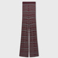 Retori Jacquard Pants With Vanise' Details Mauve - Knitwear - Luxury Pants for Women