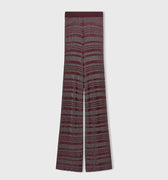Retori Jacquard Pants With Vanise' Details Mauve - Knitwear - Luxury Pants for Women