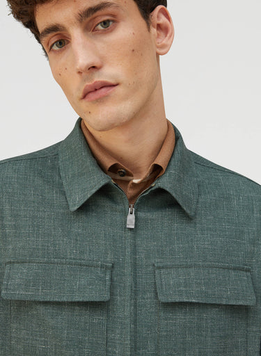 Retori Transeasonal Bomber Green - Ready To Wear - Luxury Bomber Jackets for Men