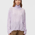 Retori Waves Turtleneck Iris - Knitwear - Luxury Sweaters for Women - Front