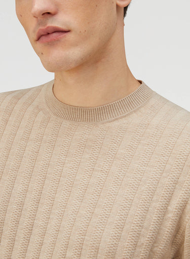 Retori Mini Cable Tshirt Natural - Ready To Wear - Luxury T-Shirts for Men