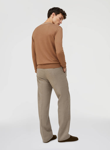 Retori Ultimate Crewneck Camel And Natural - Ready To Wear - Luxury Sweaters for Men