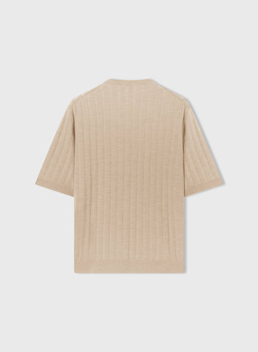 Retori Mini Cable Tshirt Natural - Ready To Wear - Luxury T-Shirts for Men