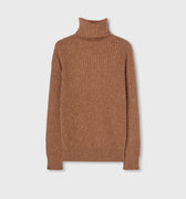 Retori Ribbed Turtleneck Clay - Knitwear - Luxury Sweaters for Men and Women