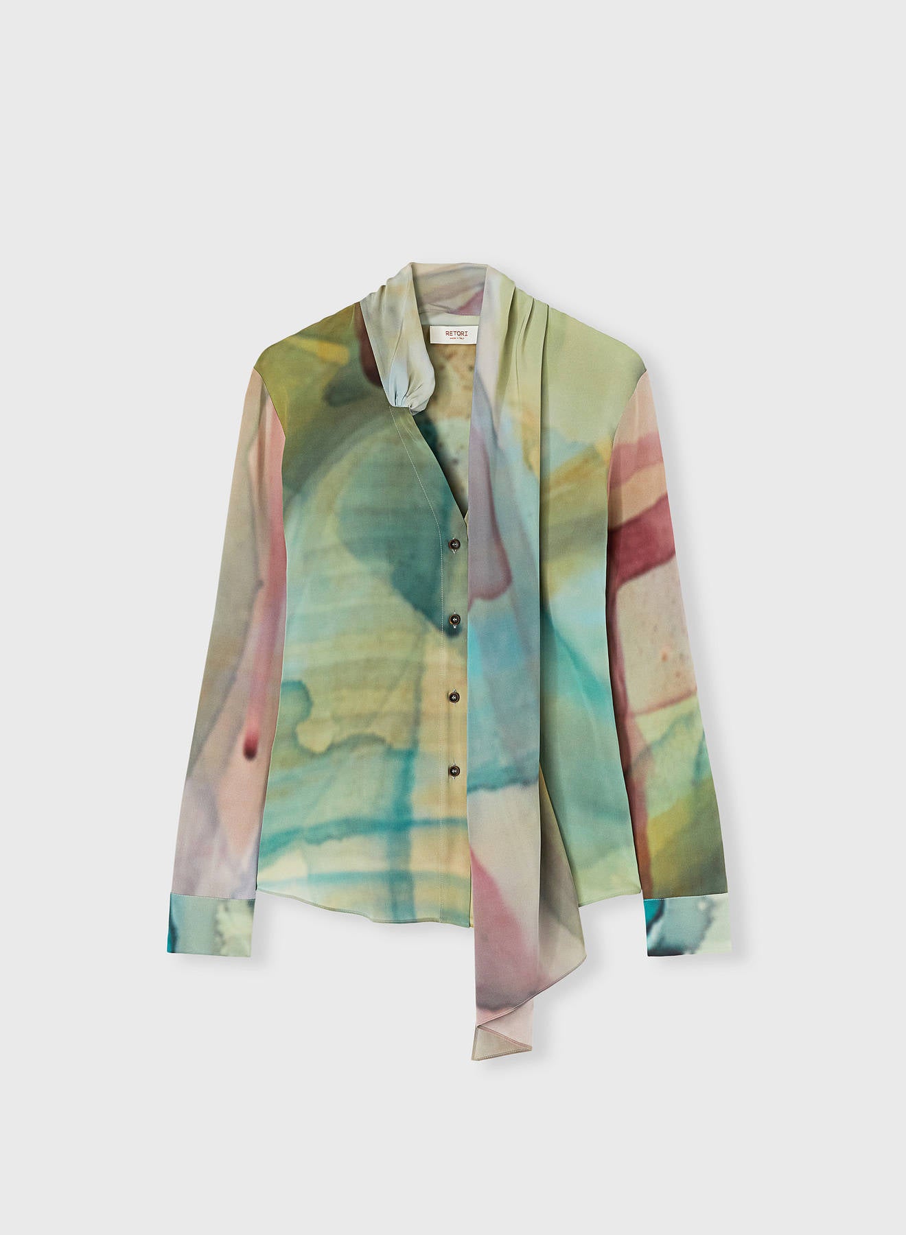 Retori Scarf Shirt Multicolor - Ready To Wear - Luxury Shirts for Women