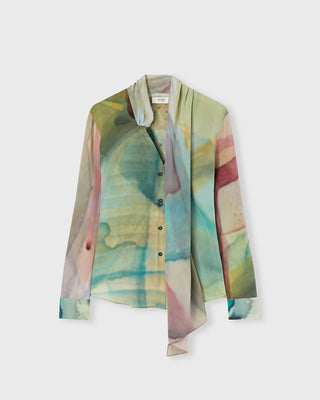Retori Scarf Shirt Multicolor - Ready To Wear - Luxury Shirts for Women