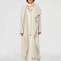 Retori Jacquard Sleeveless Maxi Collar Long Dress Ivory - Ready To Wear - Luxury Dresses for Women