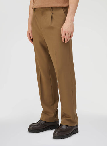 Retori Relaxed Pants Dark Camel - Ready To Wear - Luxury Pants for Men