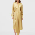 Retori Scarf Dress Pale Yellow - Ready To Wear - Luxury Dresses for Women - Front
