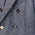 Retori Double Breasted Blazer Denim Blu - Ready To Wear - Luxury Coats & Jackets for Women