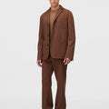 Retori Denim Single Breasted Blazer Clay - Ready To Wear - Luxury Coats & Jackets for Men