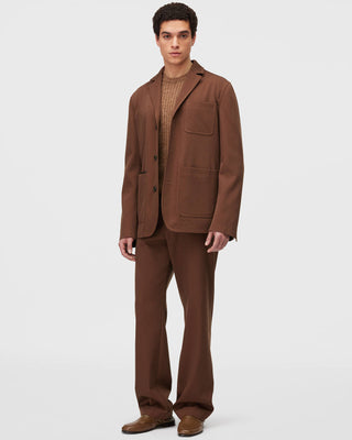 Retori Denim Single Breasted Blazer Clay - Ready To Wear - Luxury Coats & Jackets for Men