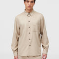 Retori Shirt Jacket Natural - Ready To Wear - Luxury Overshirts for Men - Front