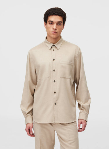Retori Shirt Jacket Natural - Ready To Wear - Luxury Overshirts for Men - Front