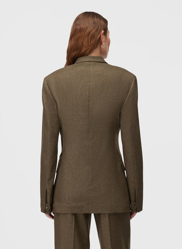 Retori Tailoring Jacket Military Green - Ready To Wear - Luxury Coats & Jackets for Women - Back