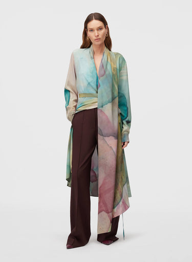 Retori Scarf Dress Multicolor - Ready To Wear - Luxury Dresses for Women - Full Model