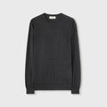 Retori Side Argyle Detail Crewneck Anthracite - Knitwear - Luxury Sweaters for Men and Women