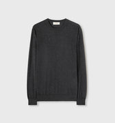 Retori Side Argyle Detail Crewneck Anthracite - Knitwear - Luxury Sweaters for Men and Women